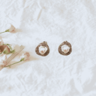 Minimalist exquisite pearl stud earing BG