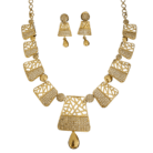 Contemporary Geometric Gold-Plated Necklace