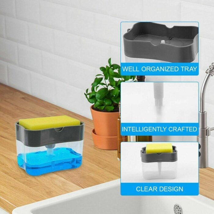 2 in one soap dispenser showcase