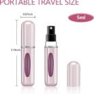 Travel size perfume refill bottle