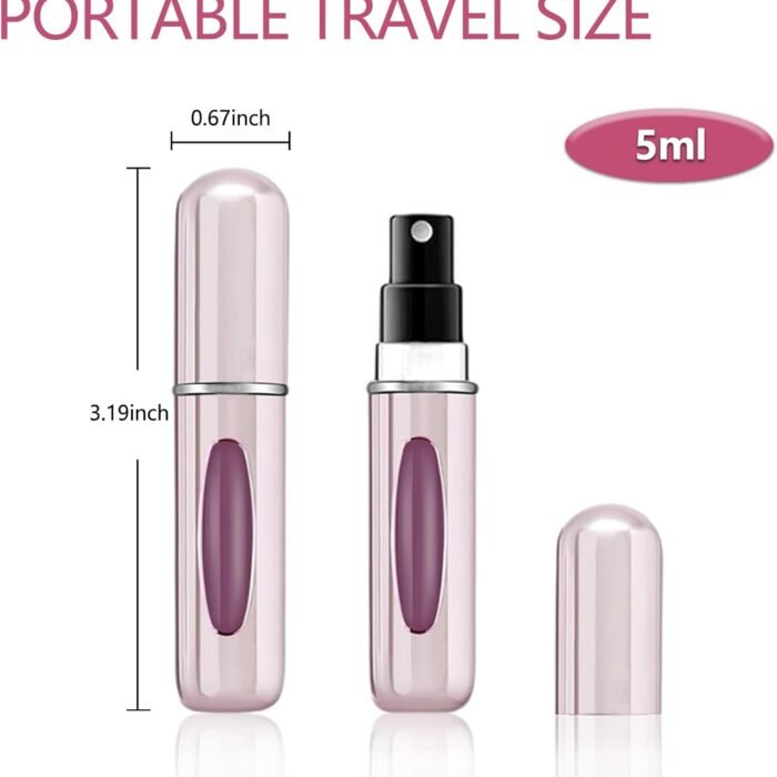 Travel size perfume refill bottle