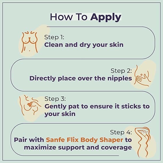 How to Apply Reusable Nipple Covers How to Apply Reusable Nipple Covers