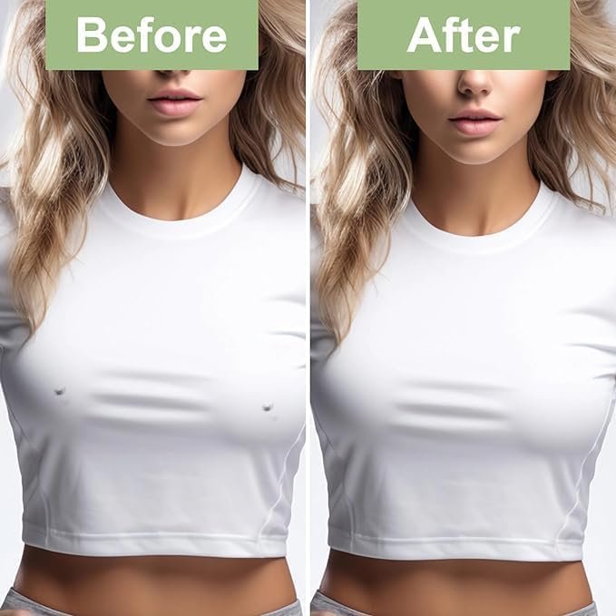 Reusable Nipple Covers Before After Reusable Nipple Covers Before After